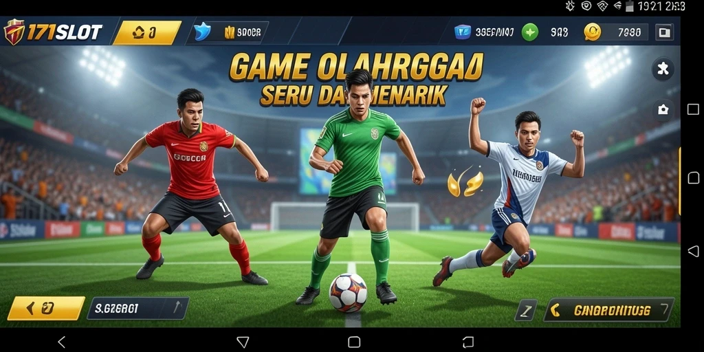 Tangkapan layar gameplay 171SLOT yang menampilkan aksi olahraga seru.