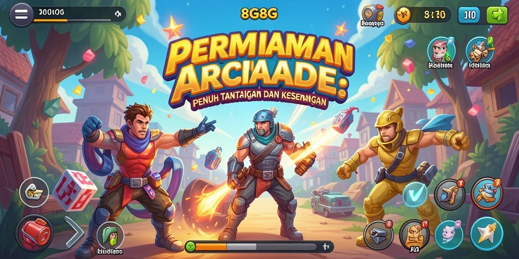 Tampilan menarik dari gameplay 8G8G yang penuh aksi.