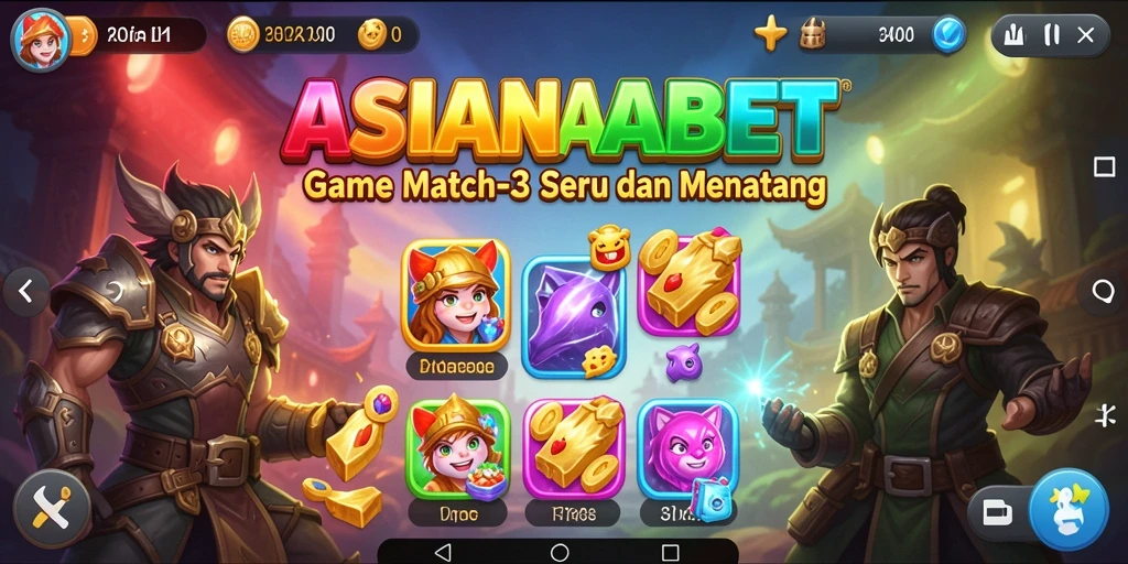Tampilan gameplay seru dan menantang dari ASIANABET.