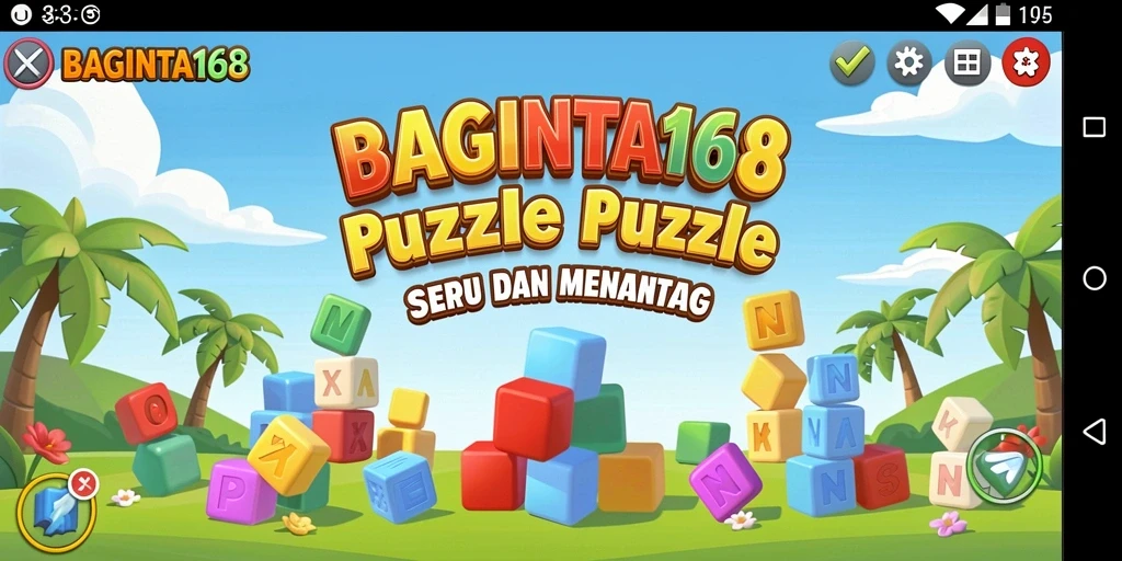 Tampilkan gameplay seru dari permainan Puzzle BAGINTA168.
