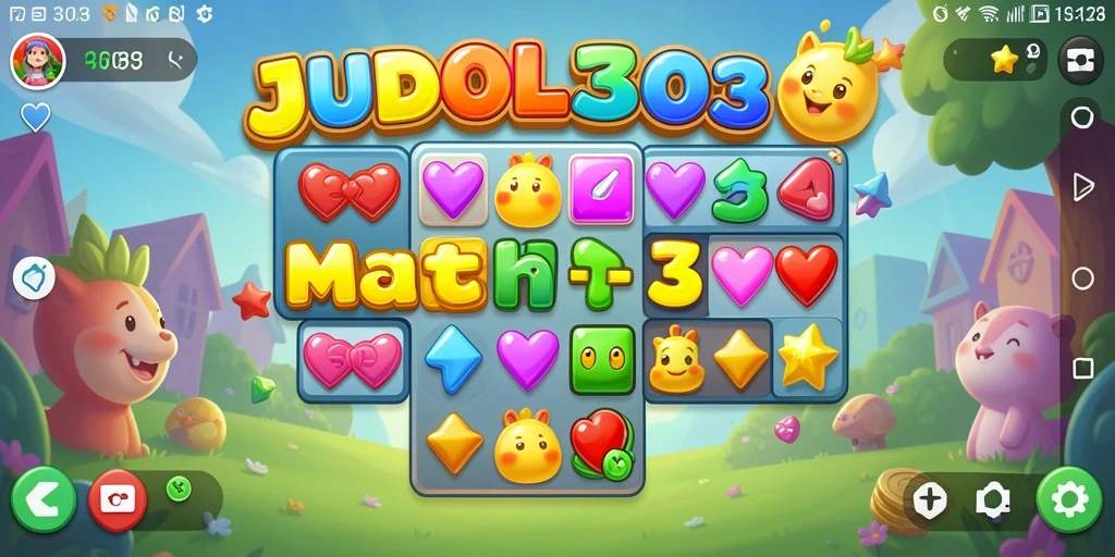Gameplay seru JUDOL303 dengan grafis berwarna-warni.