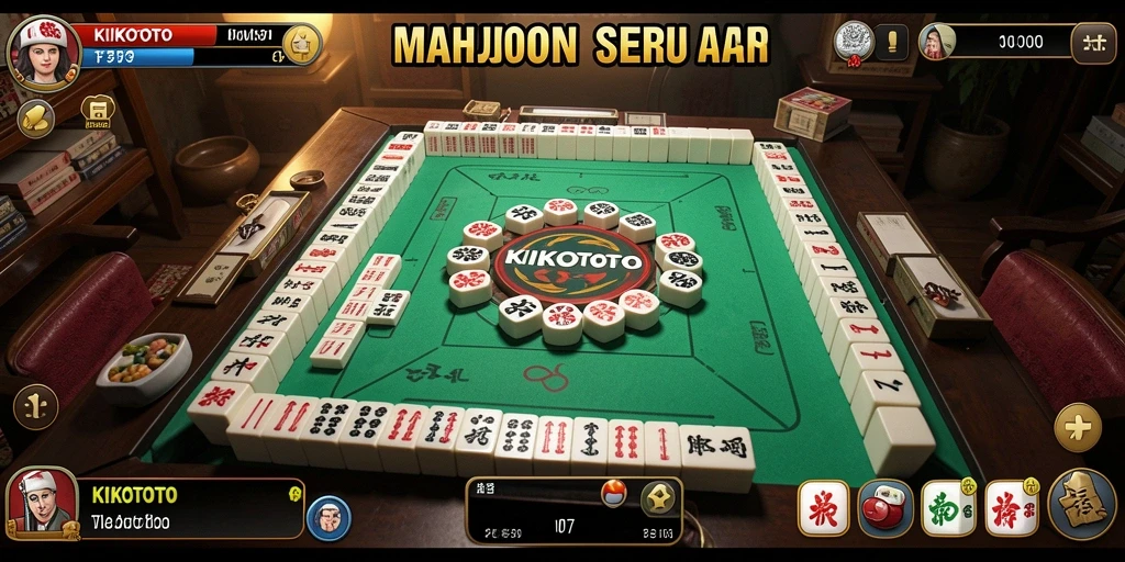 Screenshot KIKOTOTO menampilkan gameplay Mahjong yang seru dan menarik.