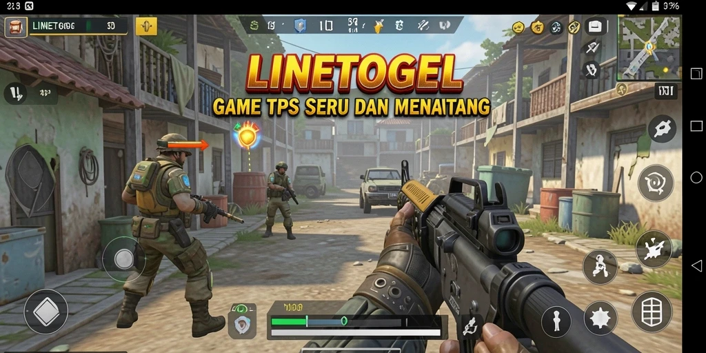 Tangkapan layar utama dari gameplay seru LINETOGEL.