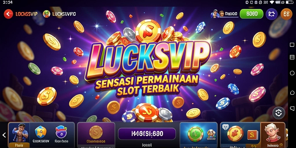 Screenshot gameplay LUCKSVIP menampilkan keseruan permainan Slot.