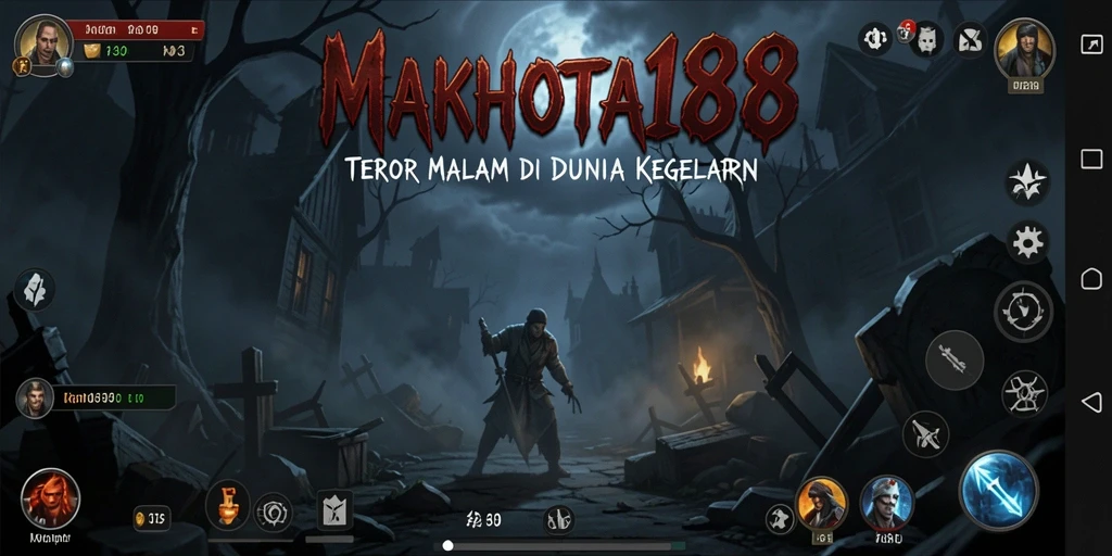 Screenshot gameplay MAHKOTA188 menampilkan suasana teror yang mendalam.