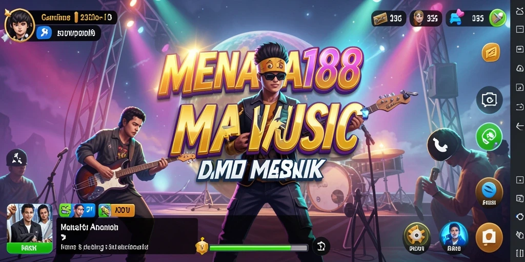 Tampilan gameplay MENARA188 yang menarik saat bermain musik.