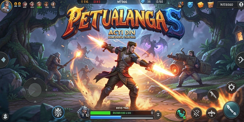 Gameplay ARPG yang mendebarkan dan penuh aksi.