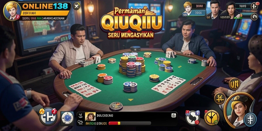 Tampilan gameplay menarik dari ONLINE138 dengan aksi QiuQiu.