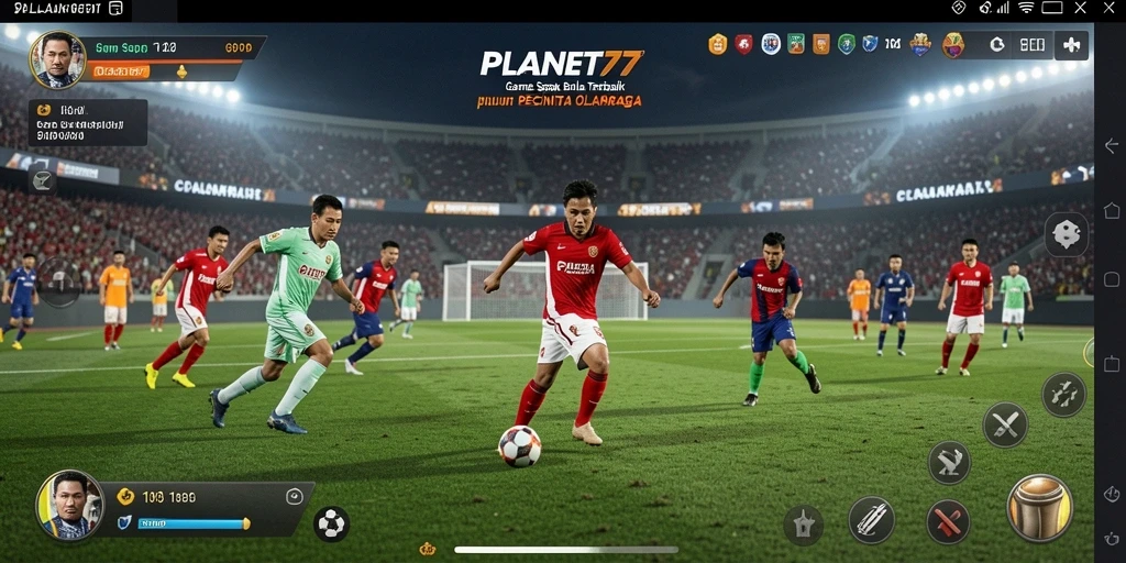 Tampilan gameplay seru dan grafik menawan di PLANET77.
