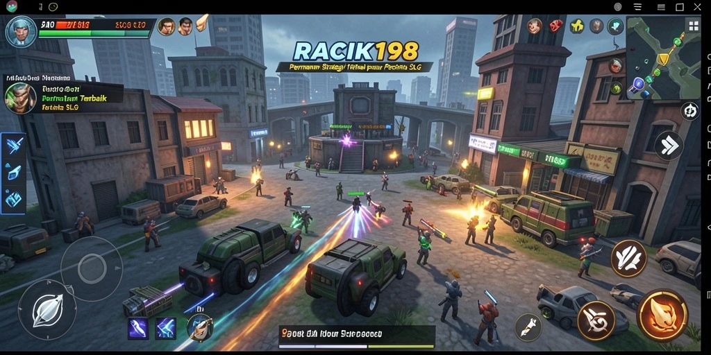 Screenshot menampilkan gameplay menarik dalam permainan SLG.
