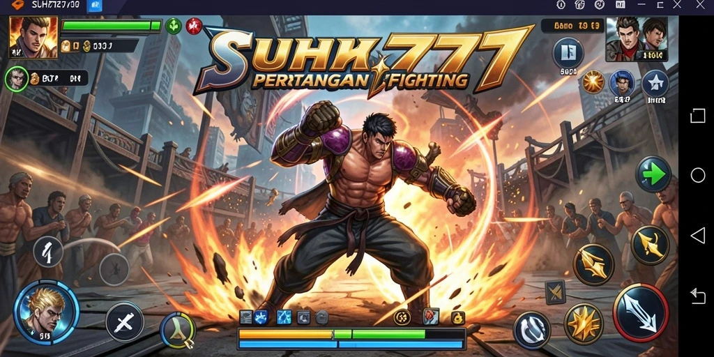 Tangkapan layar nyata <strong>SUHU777</strong> menampilkan pertarungan epik dengan efek visual yang memukau.