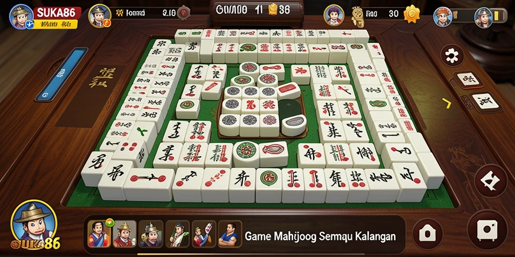 Screenshot gameplay <strong>SUKA86</strong> menunjukkan momen seru mencocokkan ubin.